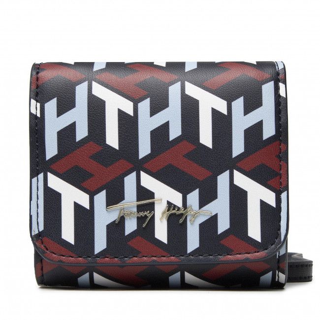 Borsetta TOMMY HILFIGER - Iconic Tommy Mini Wallet Mono AW0AW10846 DW5