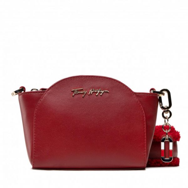 Borsetta TOMMY HILFIGER - Luxe leather Clutch Wide Strap AW0AW10488 XIT Borsetta TOMMY HILFIGER - Luxe leather Clutch Wide Strap AW0AW10488 XIT