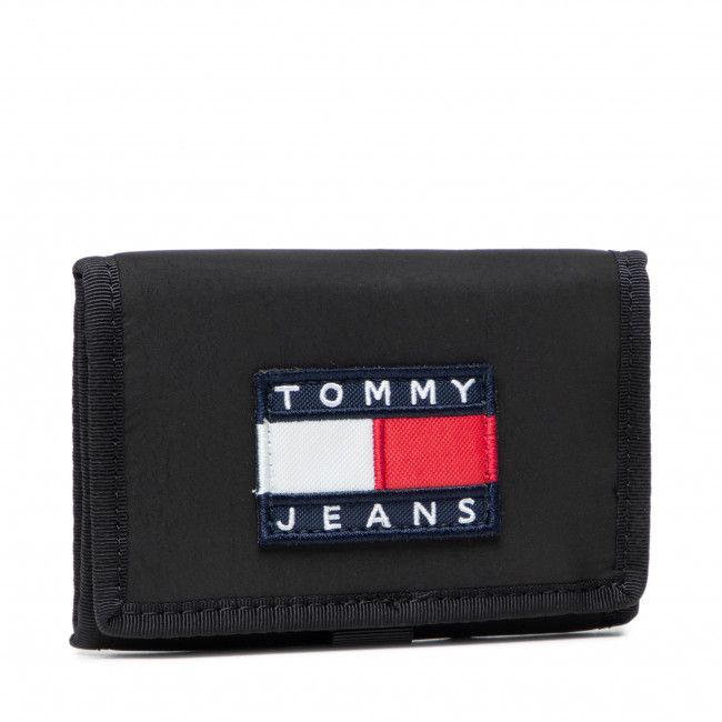 Portafoglio grande da uomo Tommy Jeans - Tjm Hertage Trifold AM0AM08221 BDS