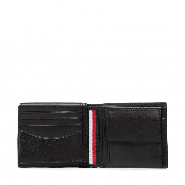 Portafoglio grande da uomo Tommy Hilfiger - Business Cc Flap And Coin AM0AM08132 BDS