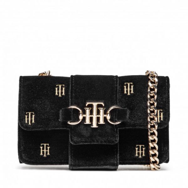 Borsetta Tommy Hilfiger - Th Club Mini Chain Crossover Vlv AW0AW11062 BDS Borsetta Tommy Hilfiger - Th Club Mini Chain Crossover Vlv AW0AW11062 BDS
