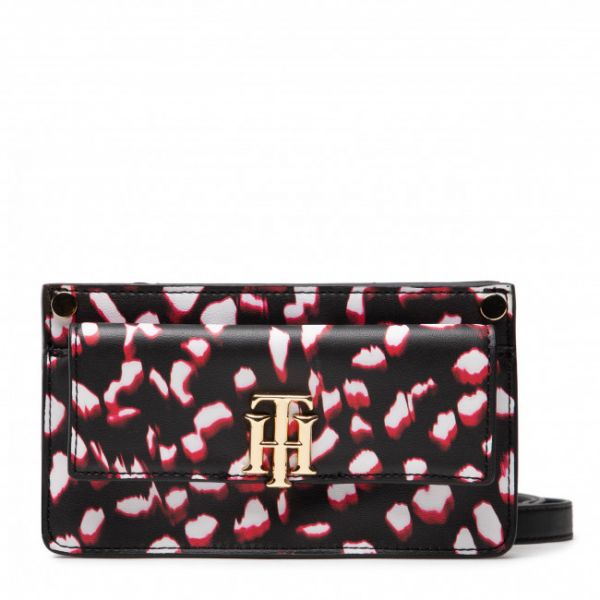 Borsetta Tommy Hilfiger - Th Lock Mini Crossover Print AW0AW11083 0F5 Borsetta Tommy Hilfiger - Th Lock Mini Crossover Print AW0AW11083 0F5