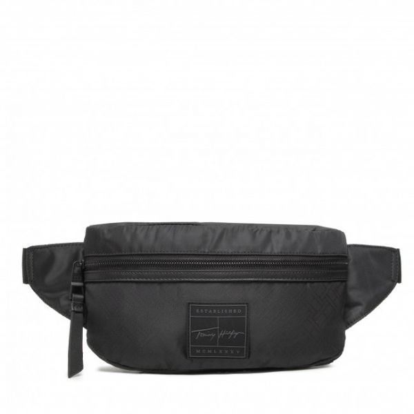 Marsupio Tommy Hilfiger - Th Signature Crossbody AM0AM08450 0GK Marsupio Tommy Hilfiger - Th Signature Crossbody AM0AM08450 0GK