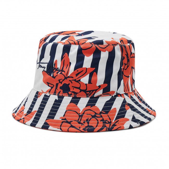 Cappello Tommy Hilfiger - Bucket Iconic Signature Floral AW0AW11676 0F4