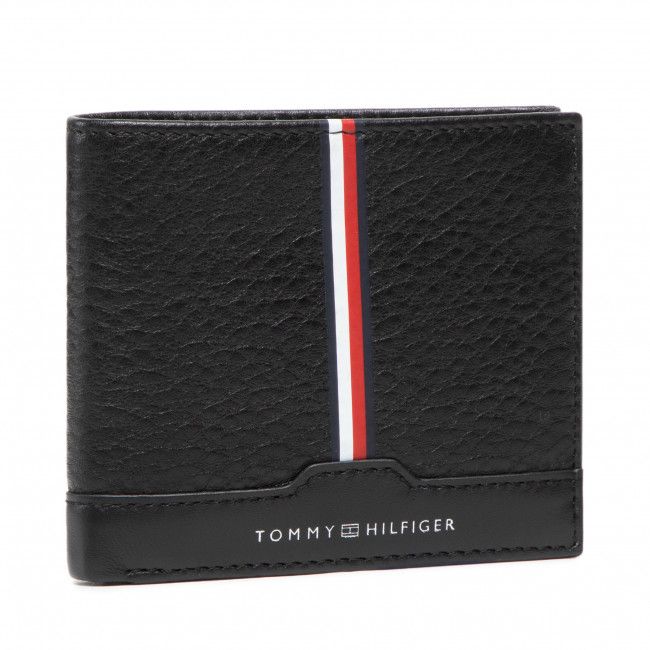 Portafoglio grande da uomo Tommy Hilfiger - Th Downtown Extra Cc And Coin AM0AM08589 BDS