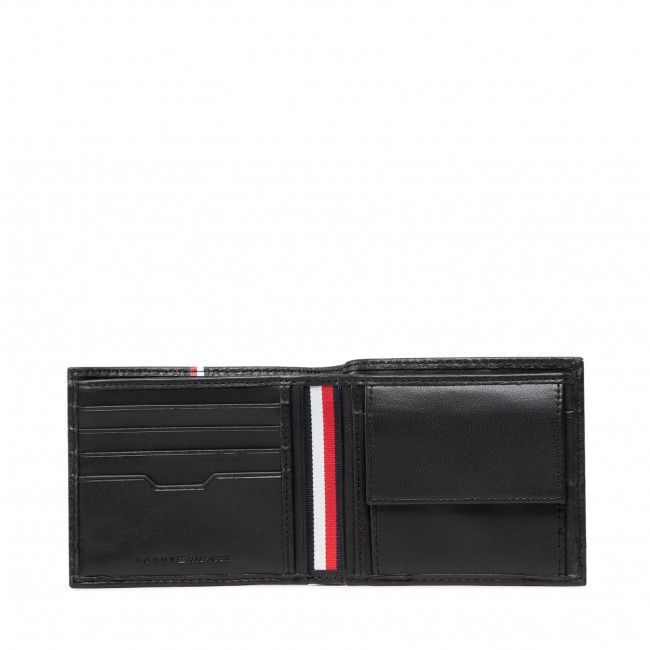 Portafoglio grande da uomo Tommy Hilfiger - Th Downtown Extra Cc And Coin AM0AM08589 BDS