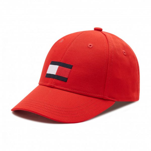Cappellino Tommy Hilfiger - Big Flag AU0AU01498XNL RED Cappellino Tommy Hilfiger - Big Flag AU0AU01498XNL RED