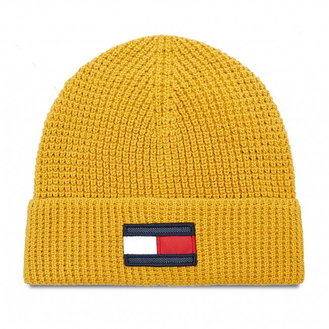 Berretto TOMMY HILFIGER - Big Flag AU0AU01500 Yellow ZFZ