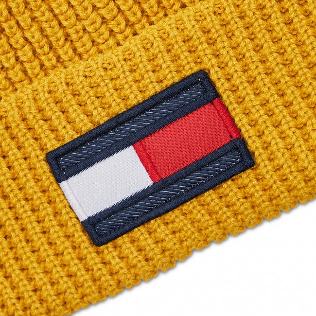 Berretto TOMMY HILFIGER - Big Flag AU0AU01500 Yellow ZFZ