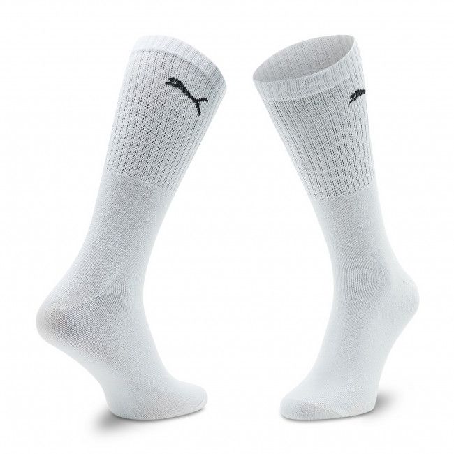 Set di 3 paia di calzini lunghi unisex PUMA - 907940 03 White/Grey/Black