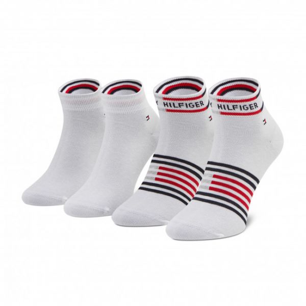 Set di 2 paia di calzini lunghi da uomo Tommy Hilfiger - 100002212 White 001