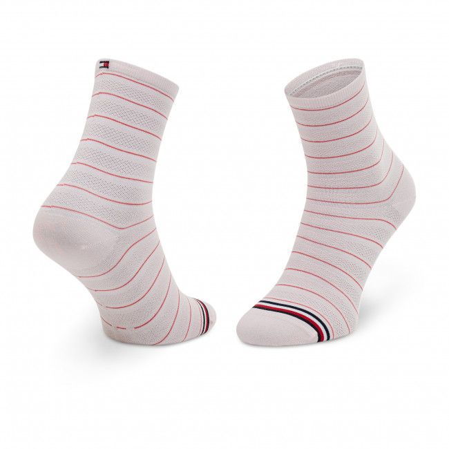 Set di 2 paia di calzini lunghi da donna Tommy Hilfiger - 100002817 Pink 003