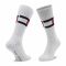 Set di 3 paia di calzini lunghi unisex Tommy Hilfiger - 100002978 White/Navy/Grey