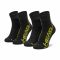Set di 2 paia di calzini corti unisex Head - Performance Quarter 791019001 Dark Grey/Lime 009