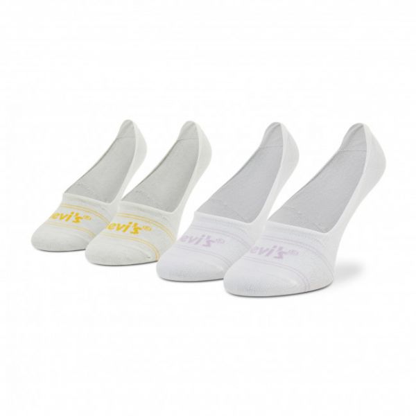 Set di 2 paia di pedulini da uomo Levi's® - 37157-0788 White Combo