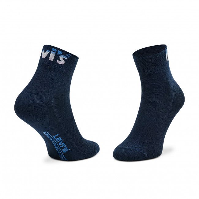 Set di 2 paia di calzini lunghi unisex Levi's® - 701218213 Blue Combo
