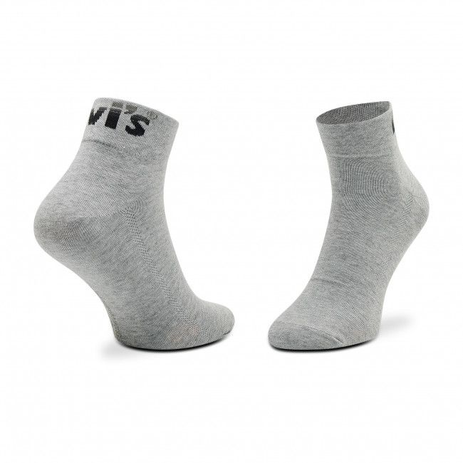 Set di 2 paia di calzini lunghi unisex LEVI'S® - 701218213 Grey Combo