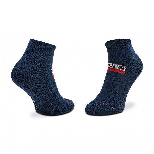 Set di 2 paia di calzini corti unisex LEVI'S® - 701219507 Dress Blue