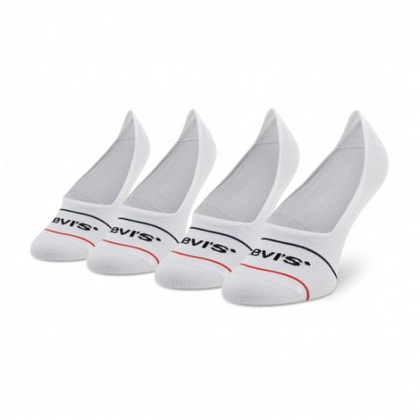 Set di 2 paia di pedulini unisex LEVI'S® - 701219508 White/Blue/Red