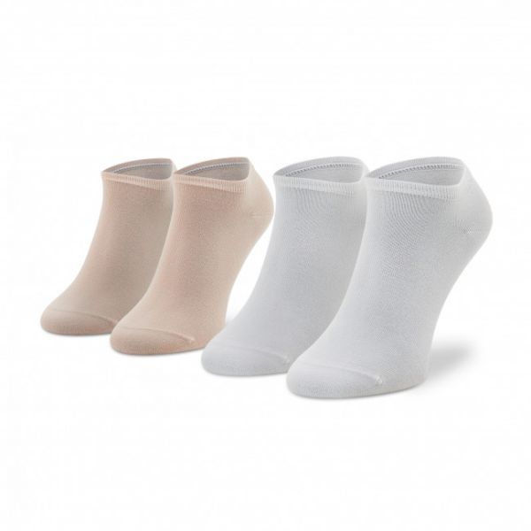 Set di 2 paia di calzini corti da donna Tommy Hilfiger - 343024001 Peach 037