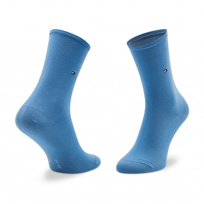 Set di 2 paia di calzini lunghi da donna Tommy Hilfiger - 371221 Blue 086
