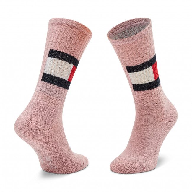 Set di 2 paia di calzini lunghi da bambini Tommy Hilfiger - 394020001 Pink 019