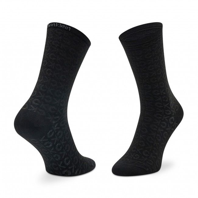 Set di 2 paia di calzini lunghi da donna Calvin Klein - 701218937 Black 003