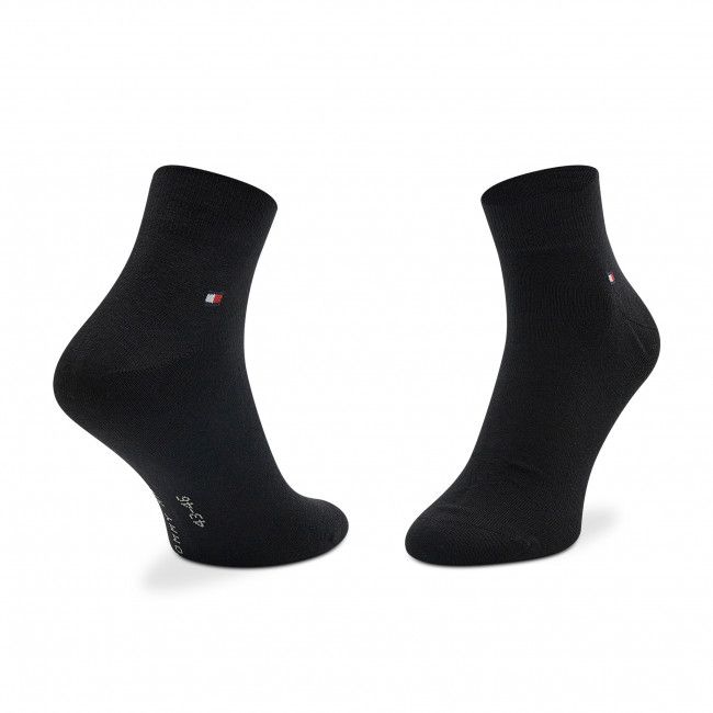 Set di 2 paia di calzini corti da uomo Tommy Hilfiger - 701218388 Black 001