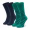 Calzini lunghi da uomo Tommy Hilfiger - 701220240 Green 003