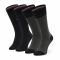 Set di 2 paia di calzini lunghi da uomo Tommy Hilfiger - 701220247 Black 004
