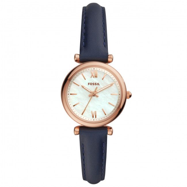 Orologio FOSSIL - Carlie ES4502 Navy/Rose Gold