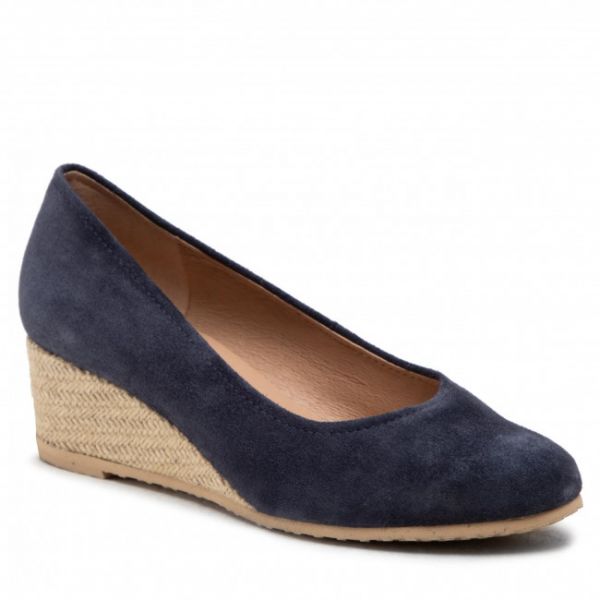 Espadryle RYŁKO - 4N201_AK Granatowy 7JZ