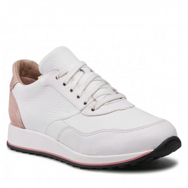 Sneakers RYŁKO - D1RM2 Biały/Różowy 9RX
