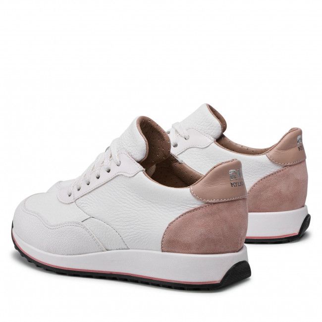 Sneakers RYŁKO - D1RM2 Biały/Różowy 9RX