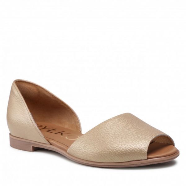 Sandali RYŁKO - I1BG4_V Beżowo/Złoty 181